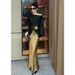 2025 Summer New Light Youthful Elegant Irregular Top Shirt Satin Mermaid Half Skirt Two-Piece Set For Women_ecoleips.com