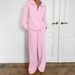 Women's Clothing Autumn New Lapel High Waist Trousers Loose Sweater Suit Sports Two Piece Suit_ecoleips.com
