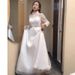 Satin Light 2026 New Bride Temperament Forest Style Long Sleeve Banquet Super Fairy Travel Photography Wedding Dress_ecoleips.com