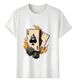 Women's T-Shirts Tshirt Muscle Freaks Fire Playing Cards Poker Casino Games Style_ecoleips.com