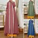 Women's Clothing New Middle Eastern Muslim Fashion Elegant Solid Color Loose Long Sleeved Lace Cardigan Robe Dress_ecoleips.com