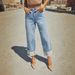 New Elastic Straight Jeans Women's Quality Retro Curling High Waist Trousers_ecoleips.com