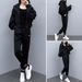 Two-piece Casual For Spring Autumn, Plus-size Women's European-style Fashionable And Youthful Sportswear Two-piece Set_ecoleips.com