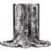 Women's Silk Scarf 90cm Satin Imitation Large Square Neckerchief Shawl New Style Muslim Fashion_ecoleips.com