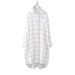 Women's Mid-Length Long-Sleeved Shirt With Sun Protection, Letter-Grid Patterned Loose-Fitting Open-Neck Cardigan For Su_ecoleips.com
