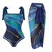 Aria Basics 24Yixi's New Cross-border European And American Foreign Trade Is One-piece Maxi Swimsuit With A Starry Sky Gradient_ecoleips.com