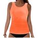Women's Clothing Solid Color Split Swimsuit Solid Color Sexy Bikini Beach Hot Spring Swimsuit Single Top_ecoleips.com