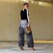 Women's Distressed Faux Leather 3D Printed Two-Piece Set Casual Cotton Jeans Spring/Autumn Summer Collection_ecoleips.com