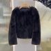 Women’s Faux Fox Fur Short Coat – Winter Trendy Cropped Jacket | Plush & Warm Outerwear For Casual & Dressy Outfits_ecoleips.com