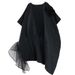 Real Shot Of The 2024 Spring New Korean-style Fashion Heavy-duty Casual Patchwork Dress With Irregular Floral Pattern_ecoleips.com