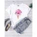 Cross-border Supply Of Summer Women's Floral Short-sleeve T-shirts Wholesale_ecoleips.com