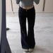 Black Micro-flare Jeans For Women, 2025 Spring And Autumn New Style, High-waisted, Slimming, Stretchy, Plus-size,_ecoleips.com