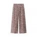 Women's Clothing Animal Print Vest Straight Pants Suit_ecoleips.com