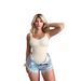 2023 Independent Station European And American Cross-Border Women's Clothing Sexy Ribbed Sleeveless Tank Bodysuit_ecoleips.com