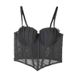 Women's Clothing Design Mesh Lace Beautiful Back Underwear Outer Wear Sexy Hot Girl Anti Exposure Tube Top Female Thin_ecoleips.com