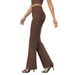 2025 Yoga Bell Bottom Pants, Women's High Waist, Hip Lifting, Wide Leg Casual Pants_ecoleips.com