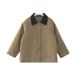 Aria Basics Huang Zheng Retro Color-Block Corduroy Thickened Cotton-Padded For Women Winter Loose Mid-Length Jacket Top 541106_ecoleips.com
