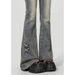 Retro High-waisted Micro-flared Jeans For Women, 2026 Summer Thin New Slim-fit Petite Popular Bootcut Pants_ecoleips.com