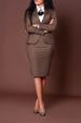 Women's Fashion Professional Composite Suit Hip Skirt Long Sleeved Spring Autumn New Cross Border European American Style_ecoleips.com