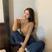 Autumn And Winter Slimming Mesh Patchwork Sweater, Semi-High Neck Base, Stylish Lace Knitted T-Shirt Top For Women_ecoleips.com
