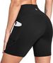 Multi Color High Waist Yoga Sports Shorts High Elastic Fitness Running Women's Active Wear Polyester Leggings_ecoleips.com