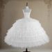 6-Hoop Adjustable Petticoat For Lolita/Wedding Dresses – Fluffy Tulle Crinoline Underskirt (White)_ecoleips.com