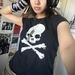 Cross-border American New Skull Print T-shirt, Summer Gothic Style Slim-fit Round-neck Short-sleeve Top For Hot Girls_ecoleips.com