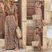 2020EBAY WISH Women's Fashion Bohemian V-neck Floral Dress Short Sleeve European And American Style_ecoleips.com