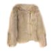 Xiaoxiangfeng Fox Fur Jacket Three-button Fashionable Fluffy Top_ecoleips.com