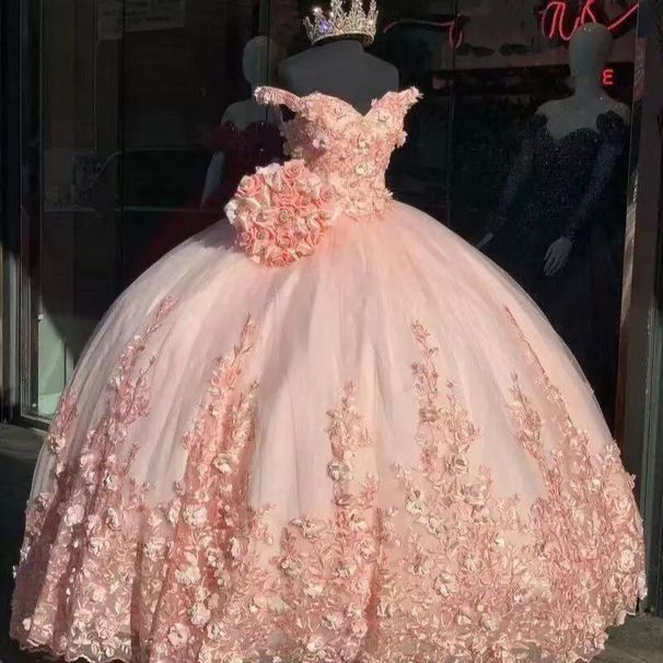 Women's Clothing Wedding Dress New Bride Heavy Pink Princess On The Run Small Main Wedding Dress Color Gauze Skirt_ecoleips.com
