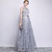 New 2026 Elegant Slimming Long Evening Gown for Women Spring Banquet Hostess Dress_ecoleips.com