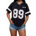 Summer New INS Simple Street Versatile Casual Loose Letter Printed Short Sleeved T-shirt For Women_ecoleips.com