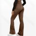 K Pregnant Women Wide-leg Trousers With Crisscross Waistband And High-waisted Casual Slim-fit Maternity Bell-bottom Pants_ecoleips.com