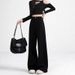 Black Wide-leg Jeans For Women, 2025 New Plus-size High-waisted, Loose-fitting, Slimming, Straight-leg, Flared,_ecoleips.com