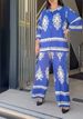 Women's Clothing Summer Fashion Casual Shirt Trousers Printed Large Size Loose Ladies Suit_ecoleips.com