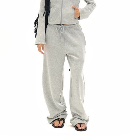 Men's Retro High Neck Zip-Up Hoodie & Wide Leg Sweatpants Two-Piece Set - Streetwear Outfit For Casual Wear_ecoleips.com