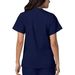 Women's Short Sleeve Nurse Uniform V Neck Solid Color Protective Clothing Nursing Uniform Top_ecoleips.com