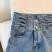 Women's Clothing Denim Shorts Women's Spring And Summer New Loose Slim Single Breasted A Line Wide Leg Hot Pants_ecoleips.com