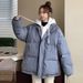 girl Girl Girl Down Jacket Girls Winter 2023 New Style For Middle And High School Students Short Two-Piece Cotton Coat_ecoleips.com