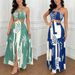 Women's Clothing New Halter Neck Tube Top Casual Geometric Pattern Hollow Dress 8118_ecoleips.com