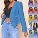 Women's Zip-Front Blazer Jacket Versatile Casual Office And Daily Outfits Clothing_ecoleips.com