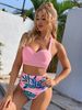 Sexy High-Waisted Bikini Set With Underwire - Comfortable & Stylish Swimwear For Women, Perfect For Beach & Pool_ecoleips.com