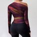 Aria Basics Aria Basics European American Foreign Trade Clothing 2025 Autumn And Winter Fashion Women's Slim-fit Off-shoulder Long-sleeve_ecoleips.com
