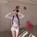 White Slim Fit Ripped Denim Shorts for Women Summer Style Sexy Hot Girl Straight Leg A-Line Bodycon Hot Pants_ecoleips.com