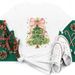Eurean And American Cross-border Foreign Trade Women's Clothing Christmas Tree Print Round-neck Short-sleeve T-shirt_ecoleips.com