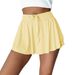 anti-exposure Yoga Wear, Running Fitness Tennis Skirt Women's Sports Shorts, Cross-border Fashion_ecoleips.com