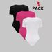 Women's Clothing 3 Piece One Piece Short Sleeved Top Tight Fitting Foggy Outerwear Body Shaping Jumpsuit_ecoleips.com