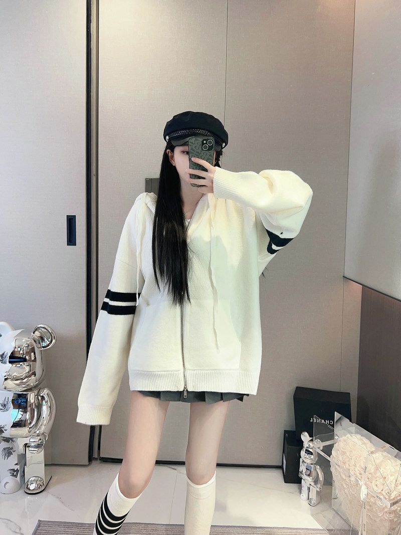 Can Be Labeled , Women's Clothing Store Supply 87.8kg Zipper Hoodie_ecoleips.com