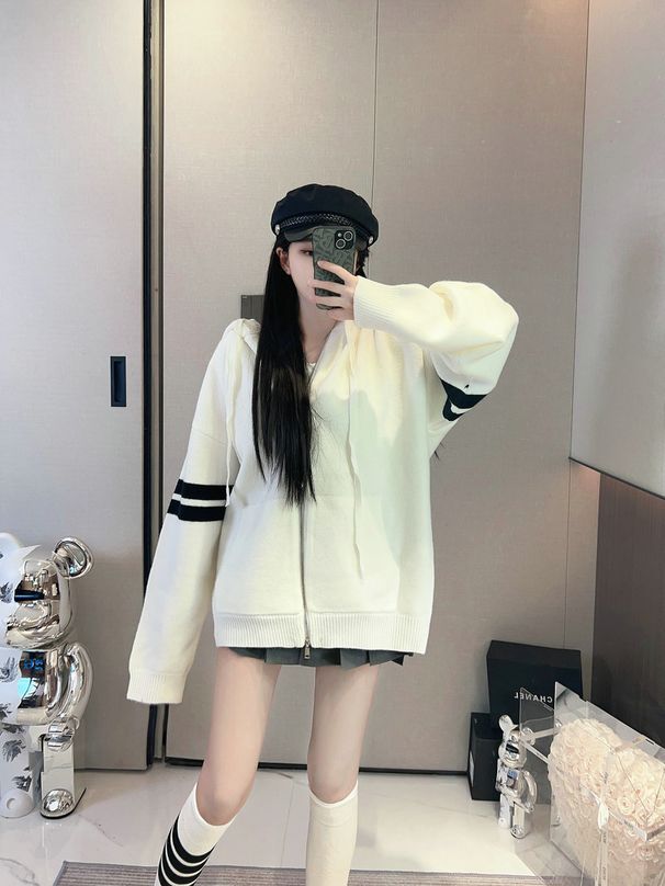 Can Be Labeled , Women's Clothing Store Supply 87.8kg Zipper Hoodie_ecoleips.com