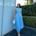 European And American Suits For Women Summer Sleeveless Vest Slit Solid Color Large Swing Pleated Skirt Women's Clothing Two Piece _ecoleips.com